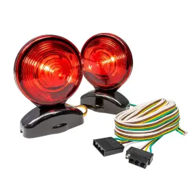 Fmvss-108 Online Led Store 816165028830 True Mods 20ft Magnetic Trailer Tail Towing Light Kit Dot Sae St