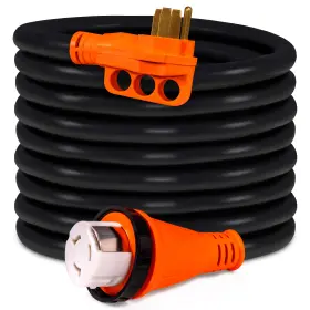 Ed-502p-ed-501r-50 Online Led Store Rv Extension Cord 50 Ft 50a 125v 250v 6 Awg Twist Lock True Mods 14-50p Nema