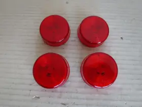 Mcl56rb Optronics 4 Red 2 Inch Round 1 Led Side Marker Clearance Trailer Truck Light Fleet