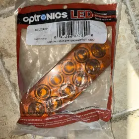 Stl72abp Optronics 10 Led 6 Inch Yellow Grommet Mount. Tail Light
