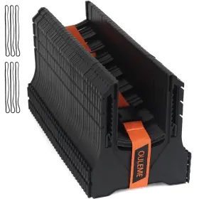Ouleme Olm-31p30b Rv Sewer Hose Support 30ft Black Tank Holder Adjustable Rubber
