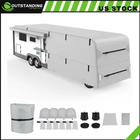 Ou182163parts Outstanding-carparts Rv Cover Class A Motorhome For 33ft-37ft Windproof Waterproof Oxford Cloth Ou182163parts Outstanding-carparts Rv Cover Class A Motorhome For 33ft-37ft Windproof Waterproof Oxford Cloth