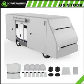 Ou182170parts Outstanding-carparts 20ft-23ft Rv Cover Class C Motorhome Oxford Cloth Windproof Camper