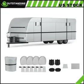 Ou182193parts Outstanding-carparts 27ft-30ft Rv Cover Windproof Extra Thick Camper With Adhesive Repair Patches