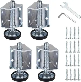 Ownmy 631384987405 Heavy Duty Adjustable Leveling Feet Corner Protector Guard Black Ownmy 631384987405 Heavy Duty Adjustable Leveling Feet Corner Protector Guard Black
