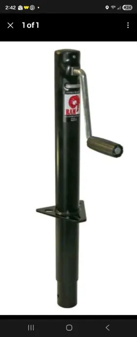 Tja2000s Pacific Rim A-frame Jack - 2000 Pound Capacity / 14.5 Inch Lift Side Wind