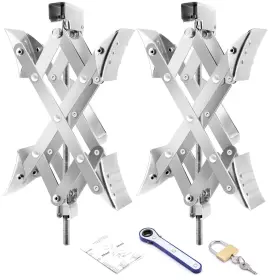 C26-0202 Pafessa Xshaped Rv Wheel Chock Fit 3.25 To 10.5 Camper Stabilizer Scissor C26-0202 Pafessa Xshaped Rv Wheel Chock Fit 3.25 To 10.5 Camper Stabilizer Scissor