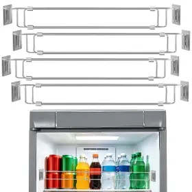 Pamase-4set-ss-rv-fridge-rods Pamase Rv Refrigerator Tension Rods 13.8-25.6in Adjustable Stainless Steel 4 Pack Packs