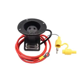 2343760784 Panglong Club Car Ds Dc Receptacle With 48v Powerdrive Charger Fuse Receptaclegolf