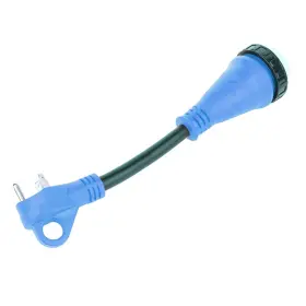 Pa10912ra410f Parautostore Rv Power Cord Adapter 30 Amp Male To 50 Twist Lock Female Camper Detachable