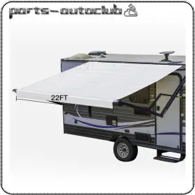 Pac17834501part Parts-autoclub Rv Awning Fabric 21.1 Ft Replacement Heavy Duty Weatherproof Vinyl