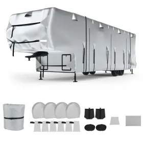 Ps18234ma182et Partsmarket2018 37ft-41ft 5th Wheel Rv Cover Motorhome Travel Trailer Camper Oxford Cloth