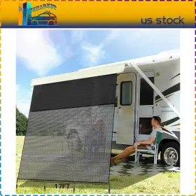 Ps17899ma806et Partsmarkets 9ft Rv Awning Sun Shade Screen 16.1 Ft For Camper Trailer Canopy Uv Blocker