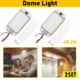 1u006450ebus Peakparts 4pack 12v Led Rv Ceiling Dome Lights Interior Lighting Car Trailer Camper 1u006450ebus Peakparts 4pack 12v Led Rv Ceiling Dome Lights Interior Lighting Car Trailer Camper