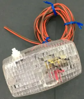393c Peterson Mfg. Rectangular Back-up Light For Rv Camper Trailer