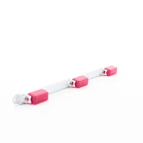 107-3r Peterson Manufacturing 044464904894 Red Incandescent Id Bar 3-light Mini White 16.63 Inch X 1.42