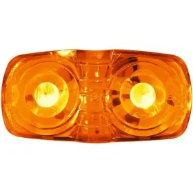 V38a Peterson Manufacturing Amber 4 Inch Oval Led Clearance And Side Marker Light With .180 Bullets