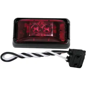 V153kr Peterson Rectangle Red Clearance Light