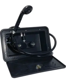 Pf266701 Phoenix Faucets By Valterra Exterior Shower Kit Box With 59 Inch Vinyl Hose-black Pf266701 Phoenix Faucets By Valterra Exterior Shower Kit Box With 59 Inch Vinyl Hose-black