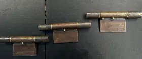 Plr1902 Polar Ramp Door Hinge Lot Of 3 - 8-3/16 Inch Long 1 Pin Diameter Steel