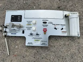 N150038 Positron Corporation Systems Rv Monitor Water Panel Control Black Grey Filter