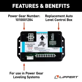 Power Gear 848150057907 Lippert Rv Leveling Control Module For 3-valve Spring Return Jack #3