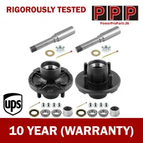 Gre175640 Powerproparts26 Trailer Axle Kits With 4 On Inch Bolt Idler Hub And 1 Round Bt8 Spindle D30 Fl Gre175640 Powerproparts26 Trailer Axle Kits With 4 On Inch Bolt Idler Hub And 1 Round Bt8 Spindle D30 Fl
