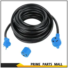 Pl109111m370a Ppmall 30amp 50ft Rv Extension Cord Power Supply Cable For Trailer Camper Motorhome