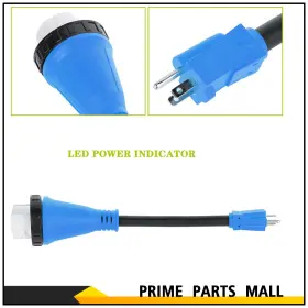 Pl10988m396a Ppmall 15 Amp Male To 50 Female Rv Adapter Cord Electrical With Twist Lock Pl10988m396a Ppmall 15 Amp Male To 50 Female Rv Adapter Cord Electrical With Twist Lock