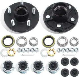 B0b6bc886v Premium 2 Sets Trailer Hub Kits 5 On 4.5 For 3500 Lbs 1-1/16ftft To 1-3/8ftft Tapered Axle B0b6bc886v Premium 2 Sets Trailer Hub Kits 5 On 4.5 For 3500 Lbs 1-1/16ftft To 1-3/8ftft Tapered Axle