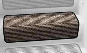 Prest-o-fit 764842500738 50073 Decorian Step Huggers For Rv Stairs Peppercorn Black 13.5 Inch X 23.5