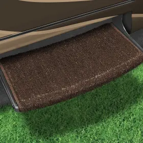 2-0203 Presto Fit Prest-o-fit - Espresso 22 Inch W Turf Wrap Around Curved Entry Step Rug