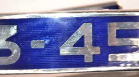 H3-45 Prevost Oem Coach Bus Motorhome Metal Emblem Logo Badge Marathon #2 H3-45 Prevost Oem Coach Bus Motorhome Metal Emblem Logo Badge Marathon #2