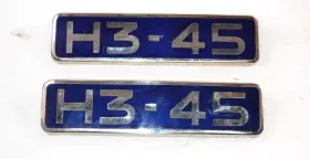 H3-45 Prevost Oem Coach Bus Motorhome Metal Emblem Logo Badge Marathon H3-45 Prevost Oem Coach Bus Motorhome Metal Emblem Logo Badge Marathon