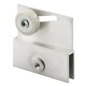M-6054 Prime-line M 6054 Frameless Sliding Shower Door Top Bracket 3/4 Inch White