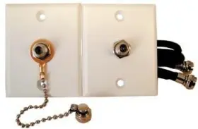 08-6024 Prime Products 08 6024 086024 White Cable Tv Kit