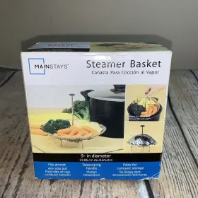 Ps2090 Progress Int Mainstays Easy Reach Steamer Basket Serving