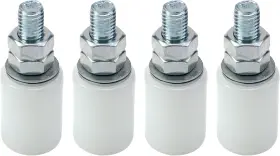 Bd0336 Pufguy 1.2 Inch Diameter Slide Gate Guide Roller Nylon X1.6 White Bd0336 Pufguy 1.2 Inch Diameter Slide Gate Guide Roller Nylon X1.6 White