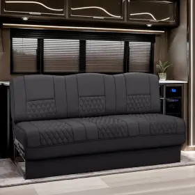 2929-il112-7066 Qualitex Gravitas Rv Sofa Bed 66 Inch Wide Black