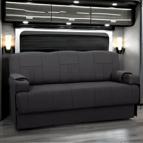 99-2927sl-il112-7174 Qualitex Ethos Sl Rv Sofa Bed 74 Inch Wide Black