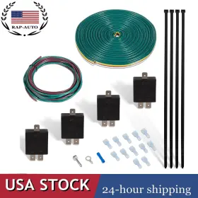 Bx8848 Ra-auto Rv Towing Taillight Wiring Kit With 4 Diodes 26 Ft-harness And Ground Wire
