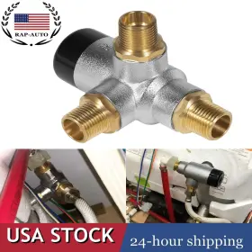 Raqp1239 Ra-auto 90029 Mixing Valve Brass Tee Fitting 1/2 Inch Mpt For Atwood Xt Series Water Heater