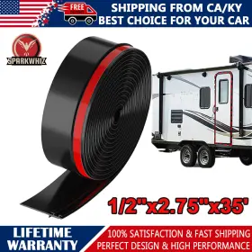 Rw-018-341 Racewill 1/2 Inch X2.75 X35ft Rv Trailer Slide Out Wiper Seal Camper Rubber Weather Travel Rw-018-341 Racewill 1/2 Inch X2.75 X35ft Rv Trailer Slide Out Wiper Seal Camper Rubber Weather Travel