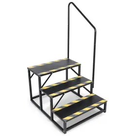 R821545 Racingcarpartshome 3steps Ladder Rv Step Stool Hot Tub Pool Spa With Handrail 300lbs