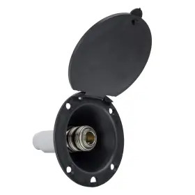 Recpro 193652030072 Rv Exterior Spray Port Hook-up Connector Optional Hose With Sprayer Or Quic Recpro 193652030072 Rv Exterior Spray Port Hook-up Connector Optional Hose With Sprayer Or Quic