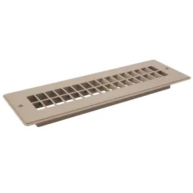 Recpro 193652044284 Rv Floor Register Stationary Vent Cover 21/4 Inch X 101/8 Insert Undampere