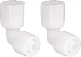 Rp-06816 Recpro Rv Plumbing Hardware 06816 1/2 Inch Compression To 2 Fittings White