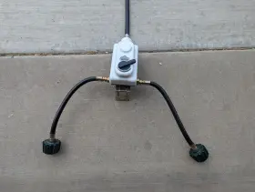 Rp-1198 Recpro Rv Propane Gas Regulator 2-stage Auto Changeover Lp For Camper Two 12 Inch Pigtails Rp-1198 Recpro Rv Propane Gas Regulator 2-stage Auto Changeover Lp For Camper Two 12 Inch Pigtails