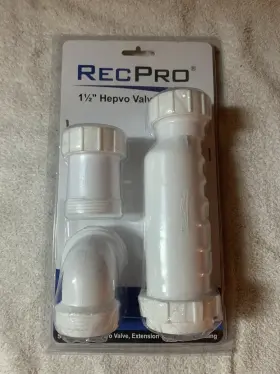 Rp-2094 Recpro Rv Waterless Trap Sanitary Waste Valve Kit 1.5 Inch Camper Plumbing Rp-2094 Recpro Rv Waterless Trap Sanitary Waste Valve Kit 1.5 Inch Camper Plumbing
