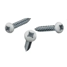 Xpf81q09-100 Recpro 8x1 Pan Head Metal Rv Screws - Polar White 100 Pack Interior Use